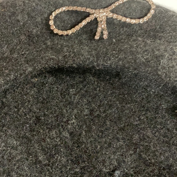 Anthropologie charcoal knit beret new without tags main image 5